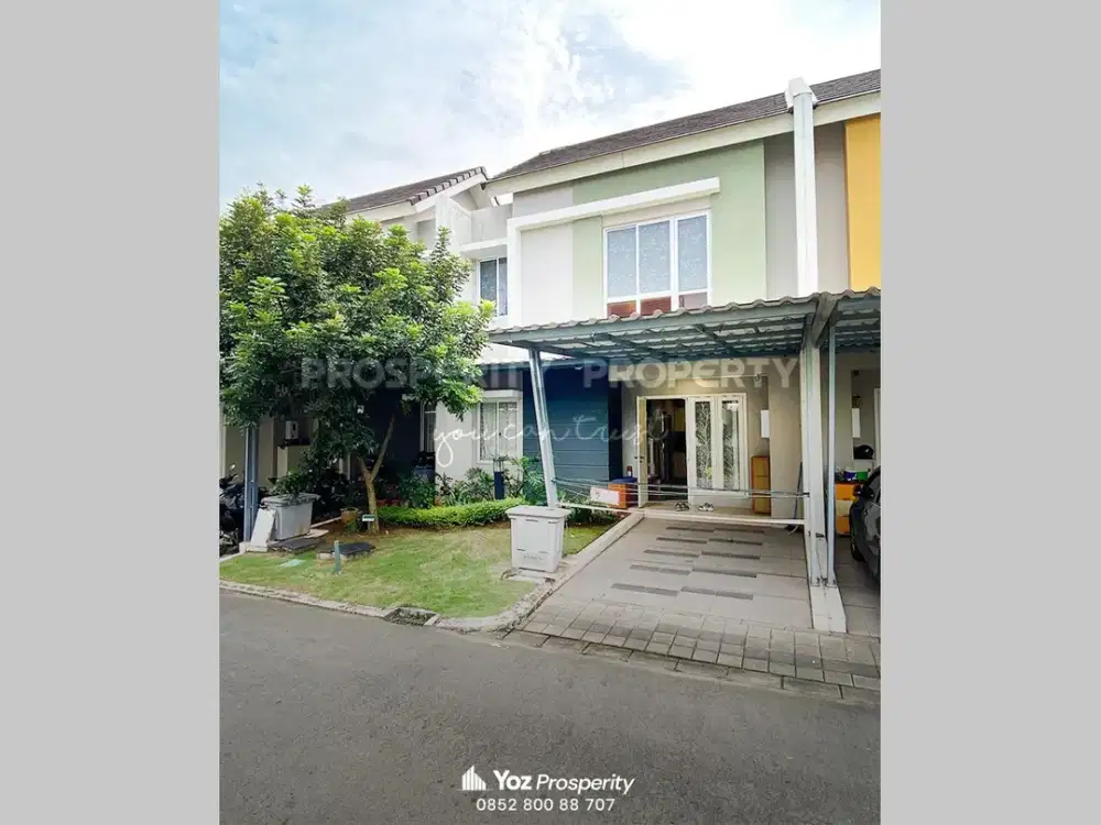 Rumah Ukuran Langka Siap Huni di Cluster Agnesi Symphonia Summarecon Gading Serpong Dekat Ruko Melody