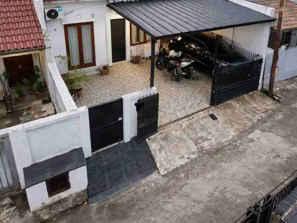 Dijual rumah 1.5 lantai cantik semi furnished di jatisari jatiasih bekasi