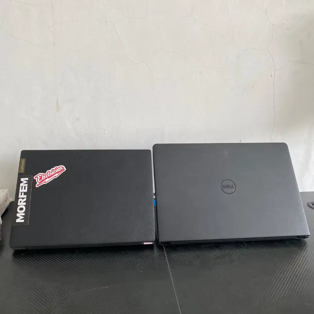 Jual Butuh 2 unit Laptop Dell core i3 gen 7 & Lenovo Ideapad AMD