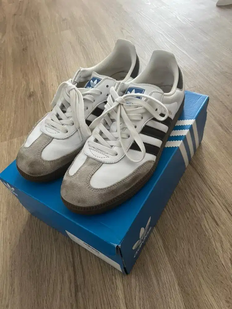 Sepatu Adidas Samba OG White 44 2/3