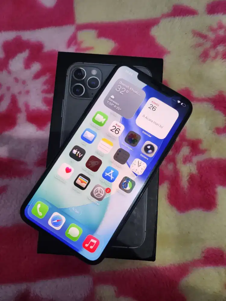 Iphone 11 pro max 256gb inter lengkap