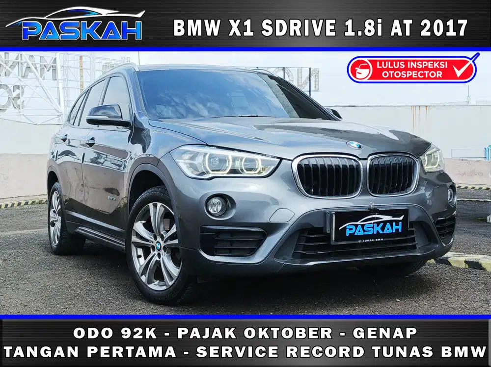 service record PAJAK=OKTOBER GENAP Bunga=5% BMW X1 2017 BMW X 1 2017