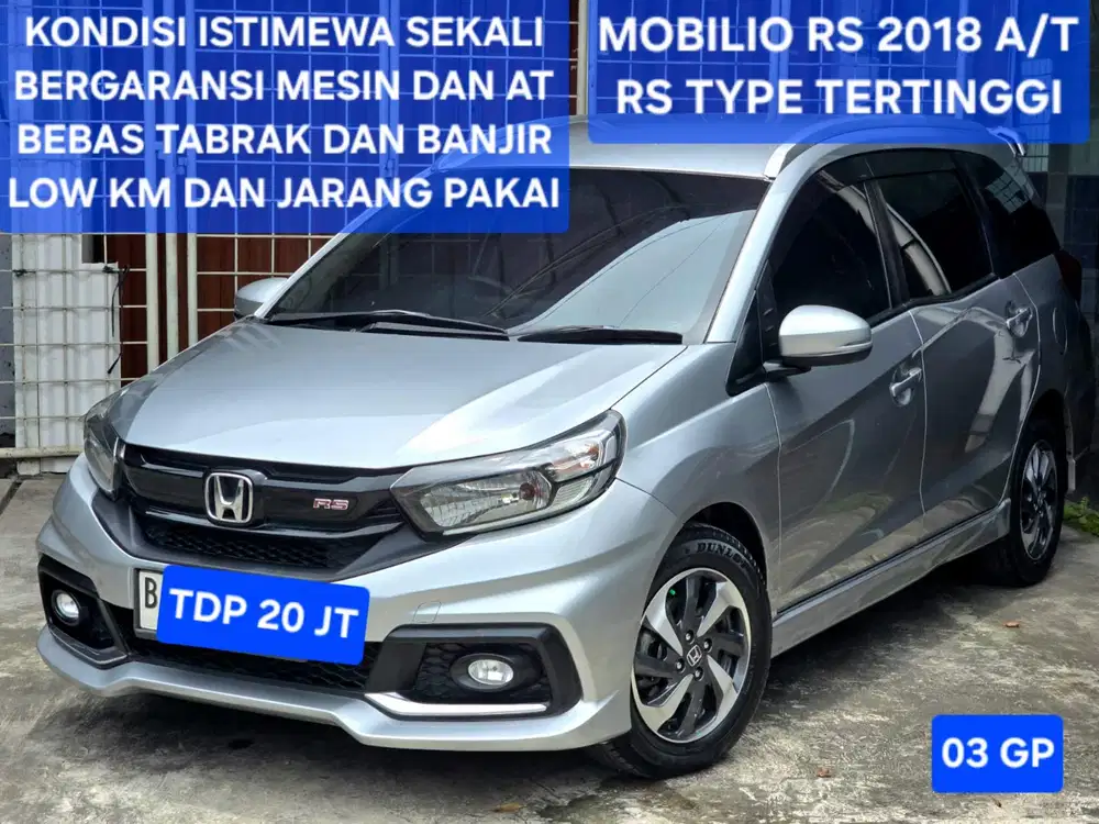 Honda Mobilio 2018 RS Cvt AT Automatic model 2017 E S Prestige 2016
