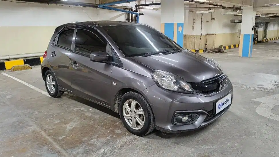 DP MURAH Honda Brio Satya 1.2 E Bensin-AT 2017 Abu CBOPB