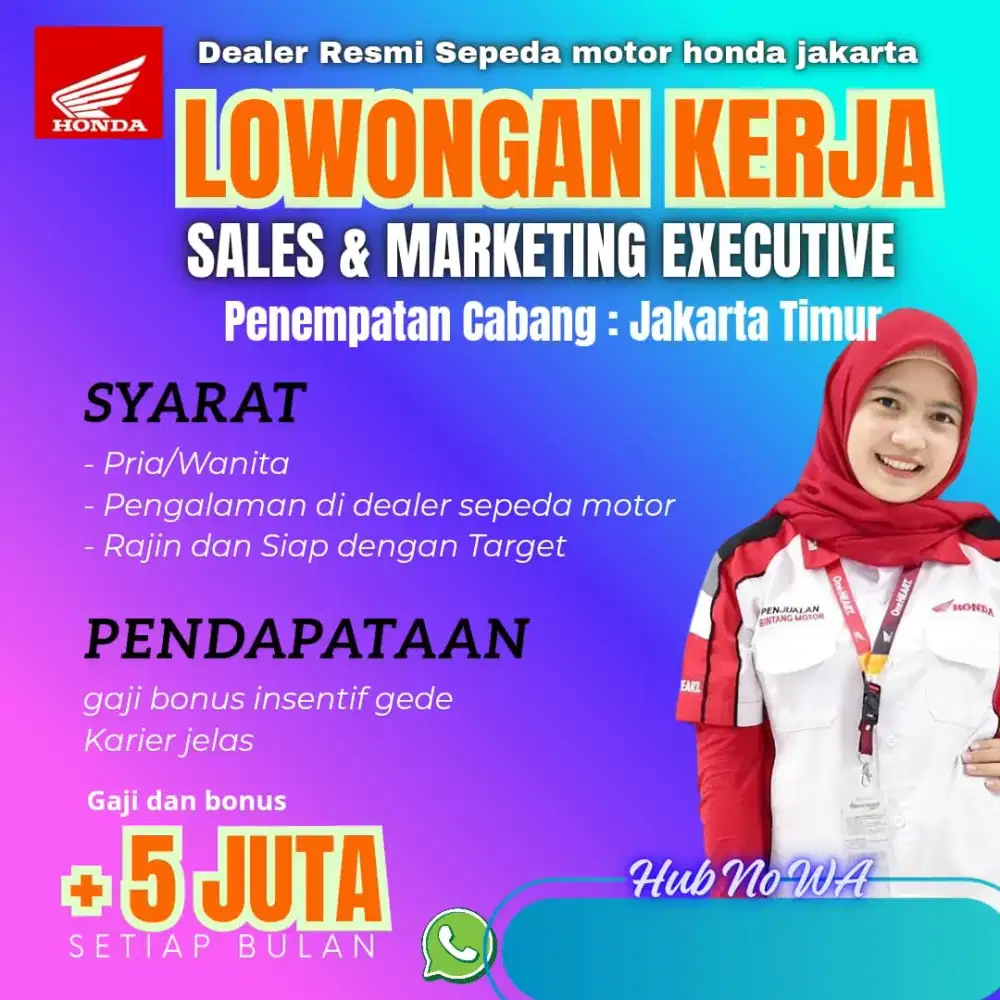 Lowongan kerja customer sales online