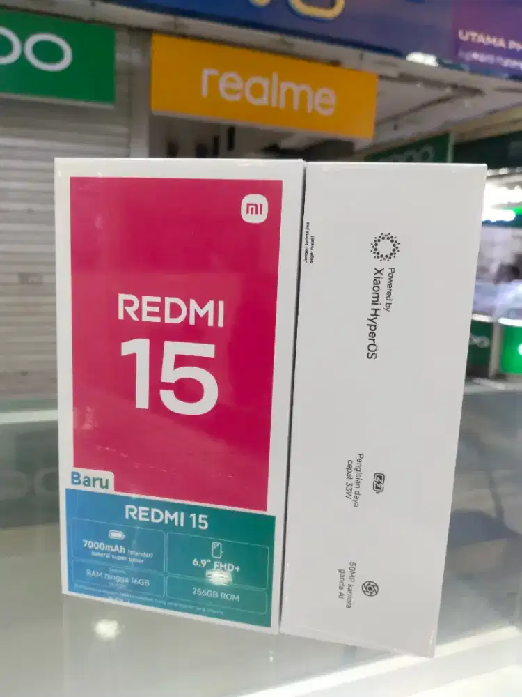 Redmi 15 8/256gb , garansi resmi xiaomi