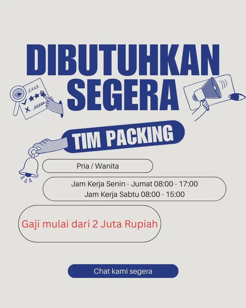 Tim Packing Produksi dan Toko Online