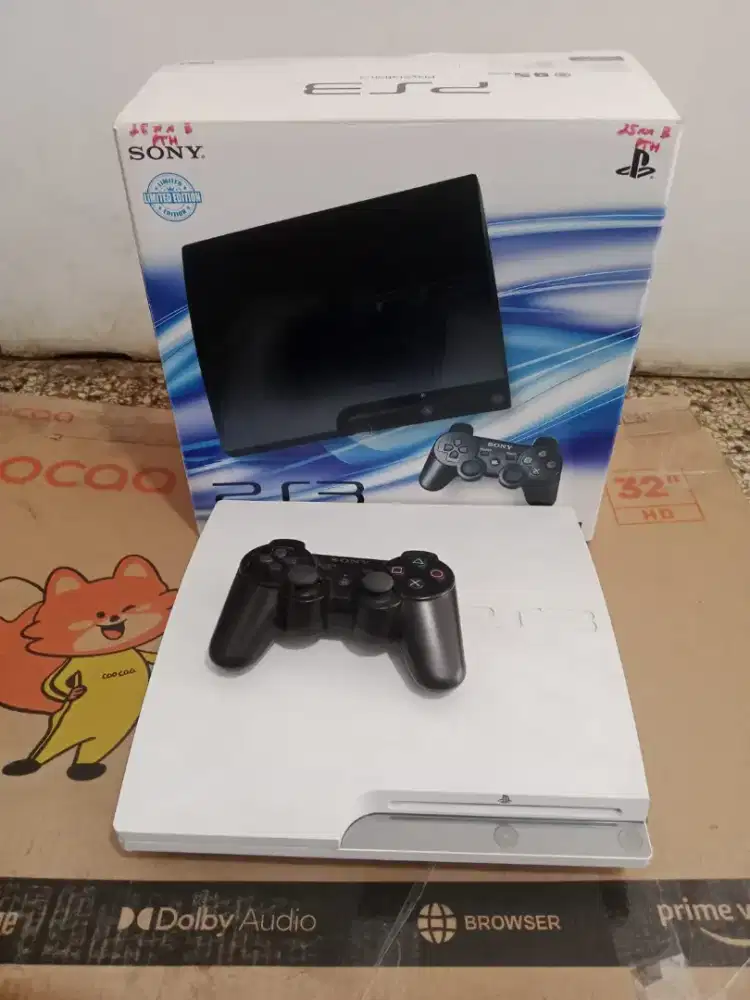 PS3 Slim Seri 25 500GB Fullgame Murah Super 30 Bekas 42 Second Seken