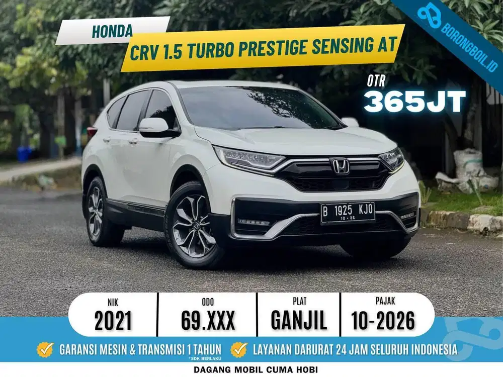 Honda CRV Turbo Prestige Sensing 2021 Like new