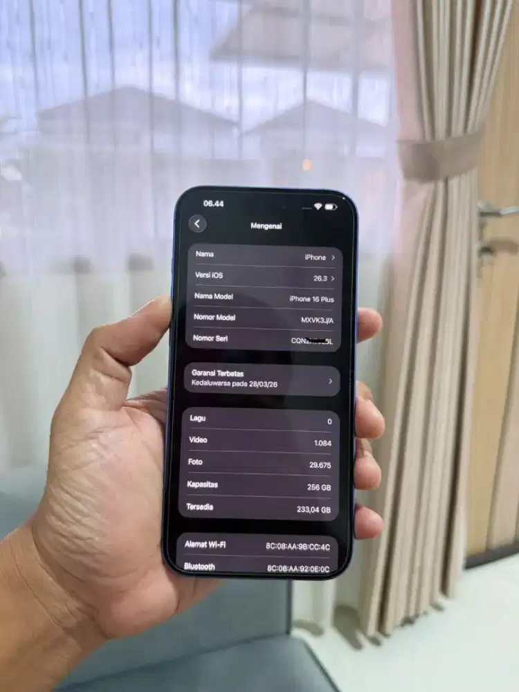Iphone 16plus 256 fullset original BEACUKAI BUKAN OEM