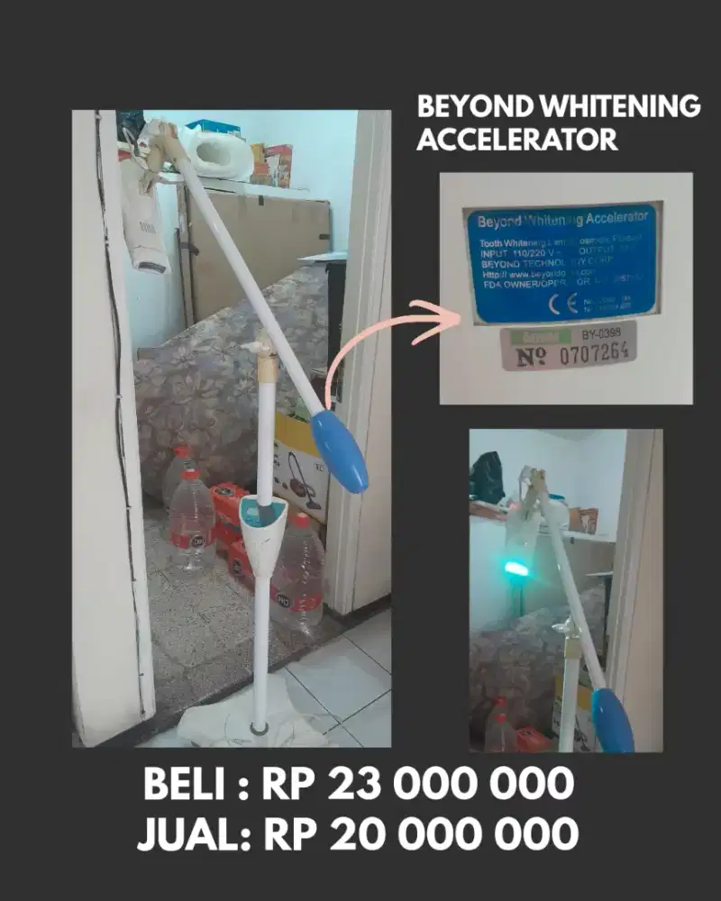 Beyond whitening accelerator tooth whitening lamp