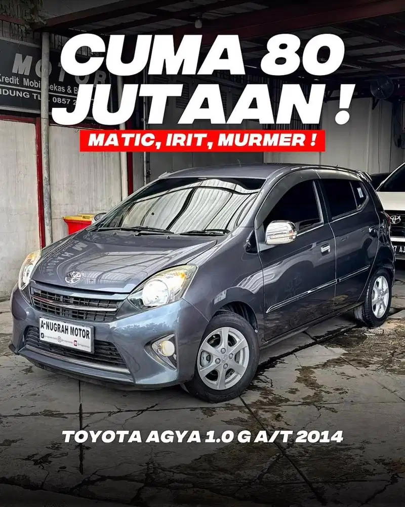 KILOMETER 60 RIBU !! Toyota AGYA G MATIC 2014 || ANM
