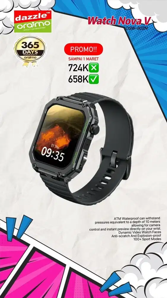 Smartwatch Oraimo Watch Nova V OSW-802N