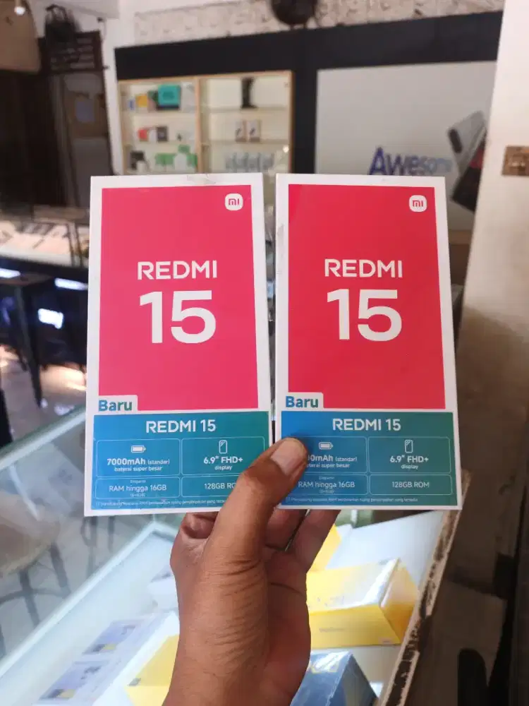 [ Fast respon WA ] Xiaomi Redmi 15 NFC 8+8/128 Garansi resmi 15bln