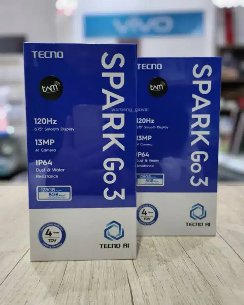 Tecno Spark GO 3 4/128 Garansi Resmi