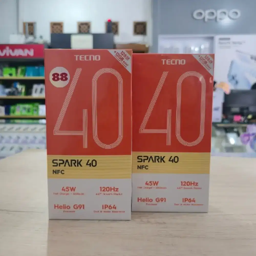 TECNO SPARK 40 6/128 GARANSI RESMI