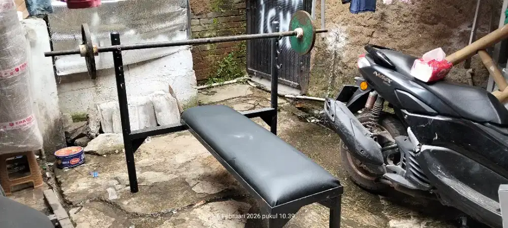 Kursi bench press Alat olahraga fitnes