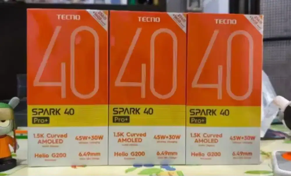 TECNO SPARK 40 PRO PLUS 8/128GB GARANSI RESMI