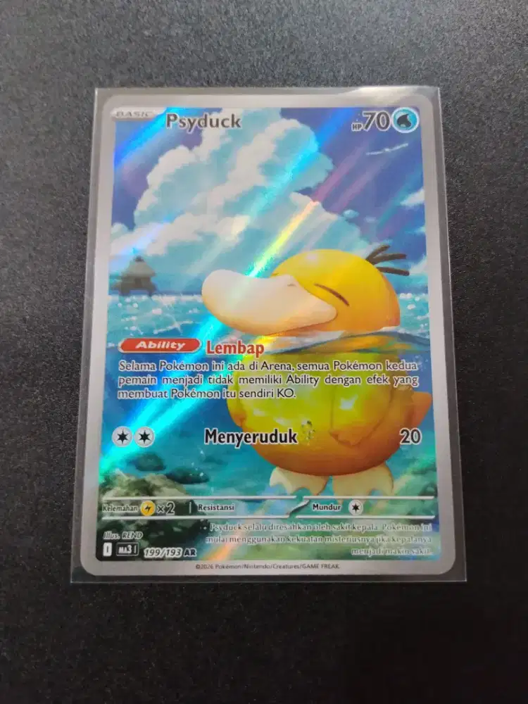 Psyduck AR ( mega impian ex) ORI kondisi mint
