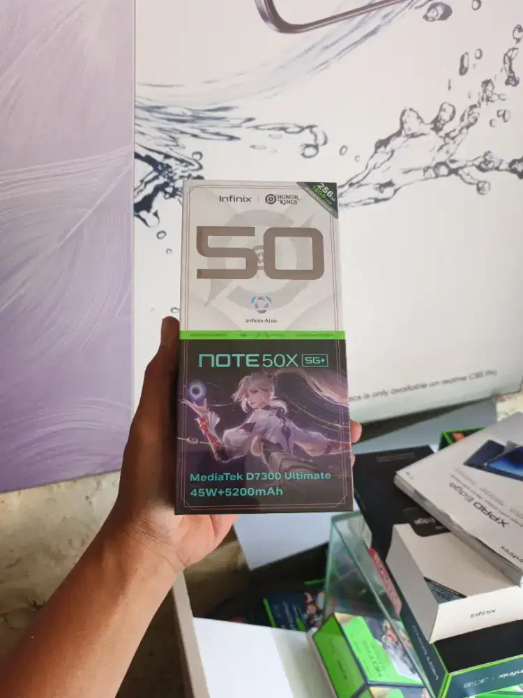 [ Fast respon WA ] Infinix Note 50x 5G 8+8/256 Garansi resmi 1thn