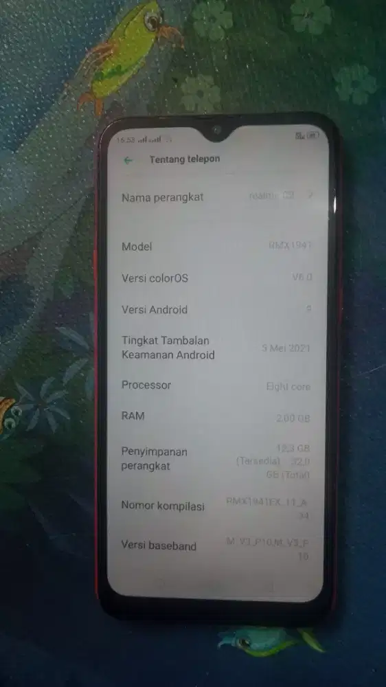 Hp realme c2 ram 2/32