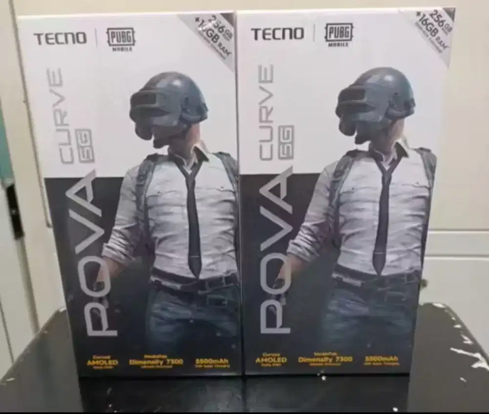 Tecno Pova 7 Curved 5G 8/256 Garansi Resmi