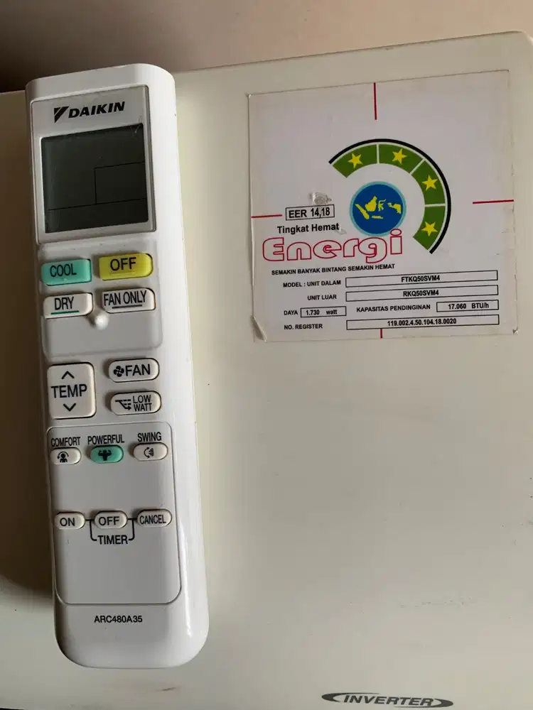 AC Daikin 2pk Thailand