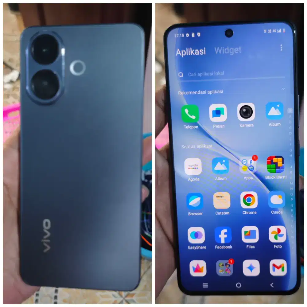 VIVO V60 LITE 5G NFC 8+8/256gb mulus kek baru nominus