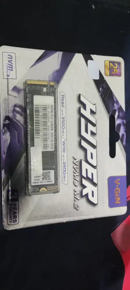 SSD NVMe M.2 V-Gen 128 Gb