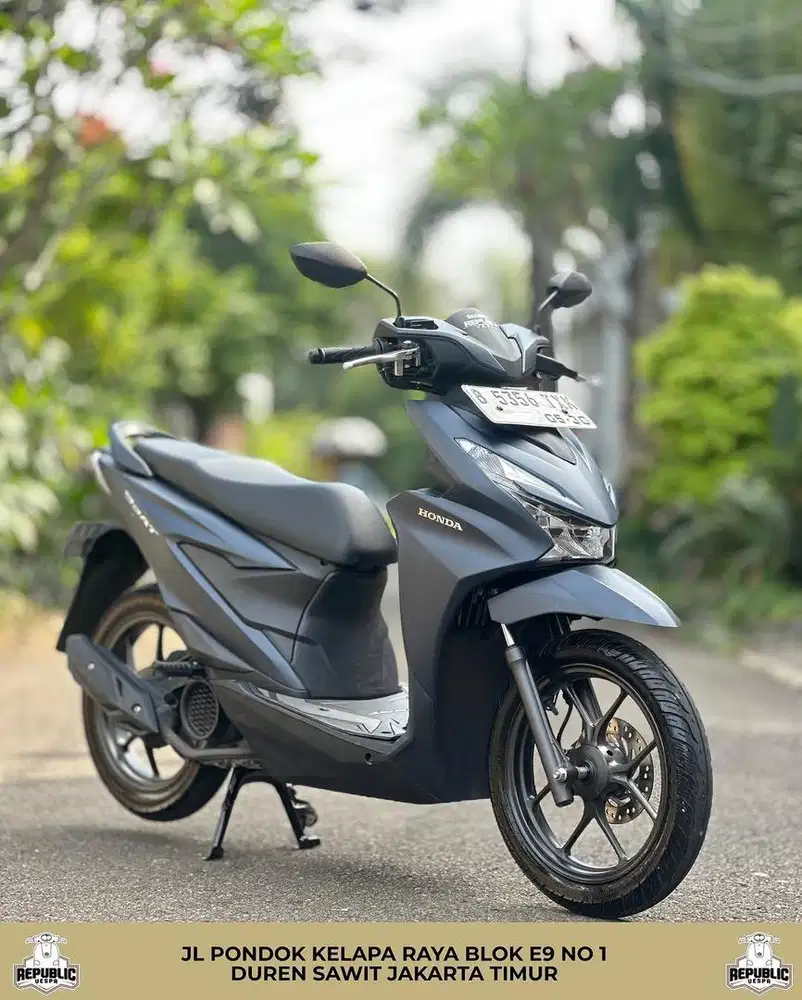 HONDA BEAT DELUXE SMARTKEY TH 2025 WARNA MATTE BLUE