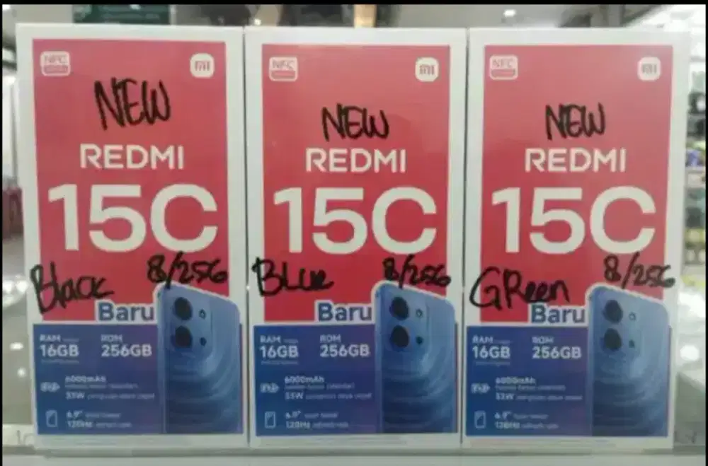 Xiaomi Redmi 15C 6/128 - 8/256 BNIB Garansi Resmi Indonesia