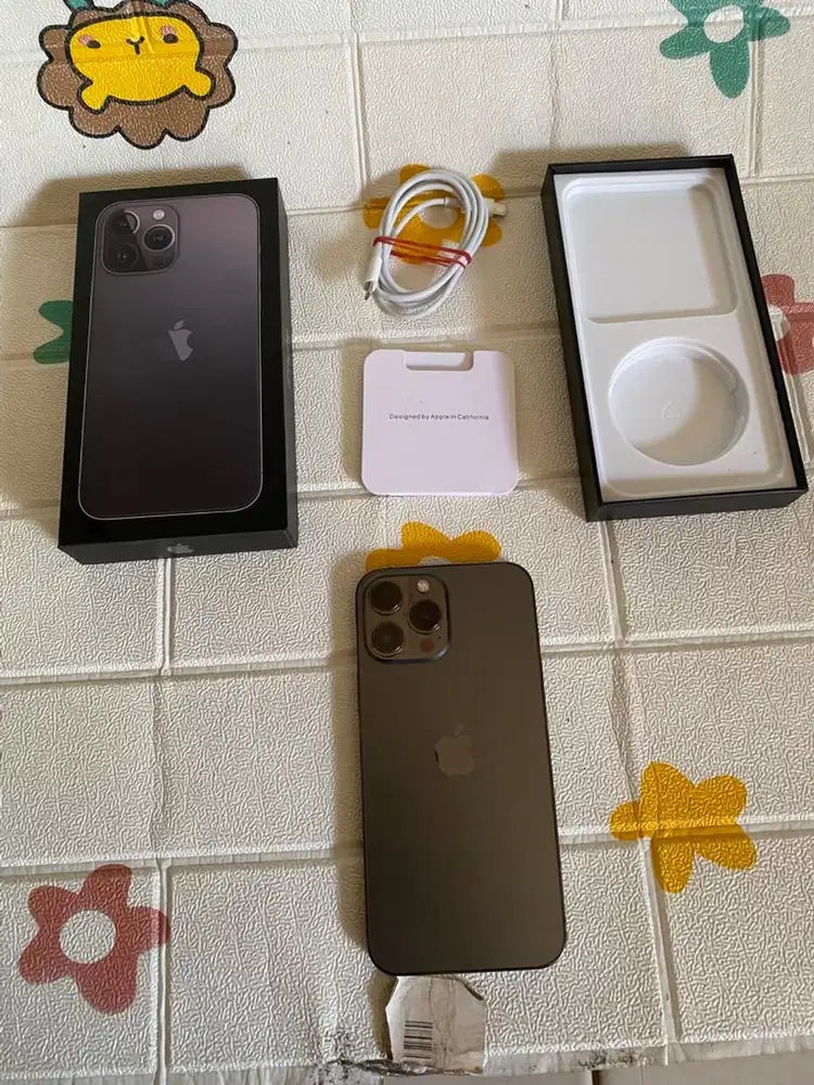 Iphone 13 promax 128gb ibox warna graphite