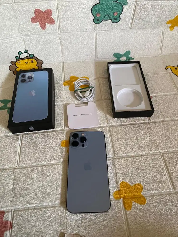 Iphone 13 pro max 256gb inter warna sierra blue