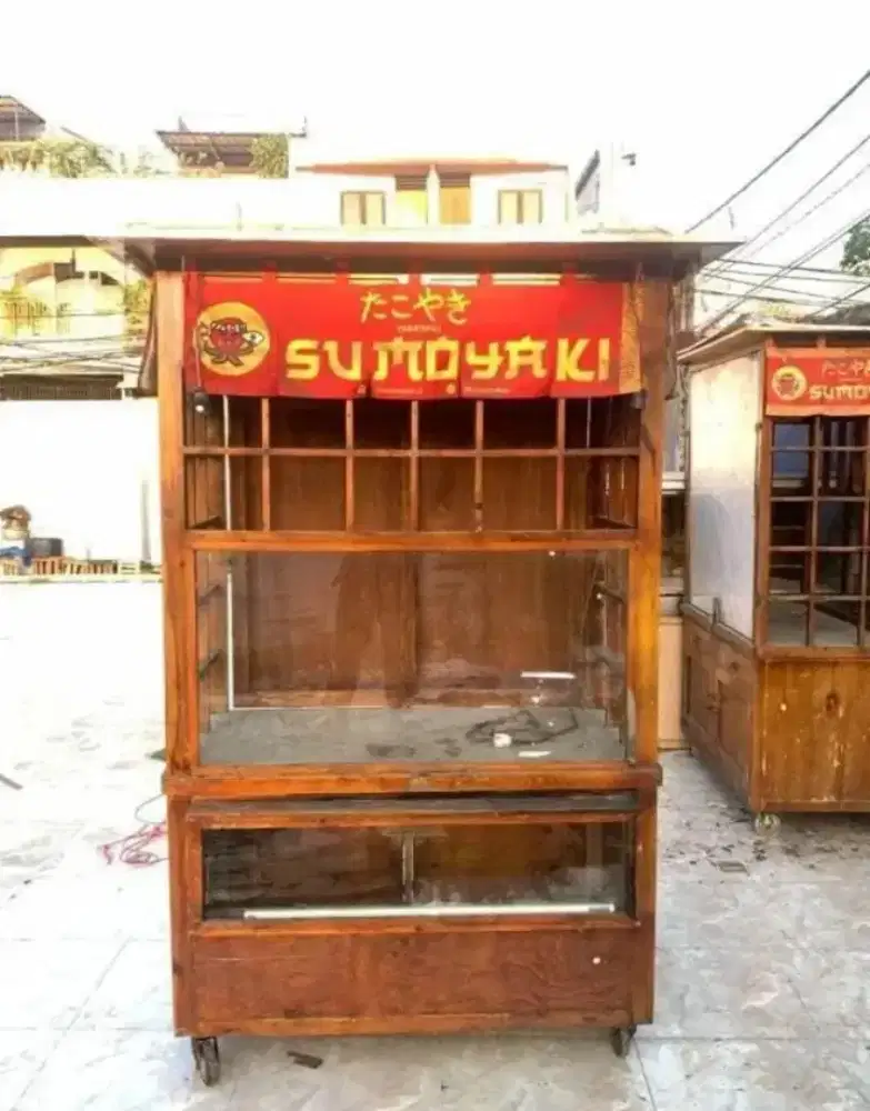 Gerobak bekas jualan Takoyaki