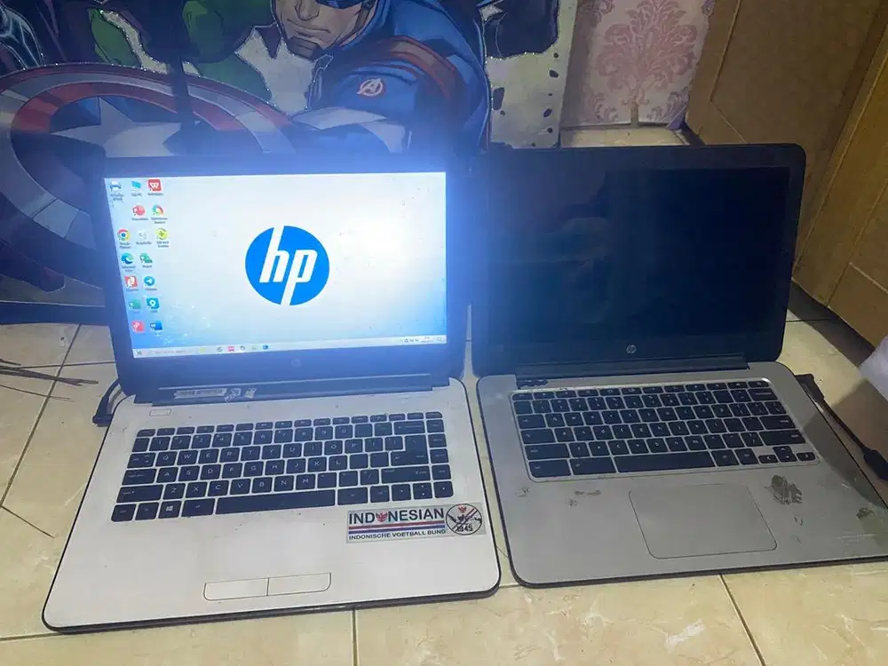 2 Laptop HP CELERON N3060 RAM 4 NGACIRR
