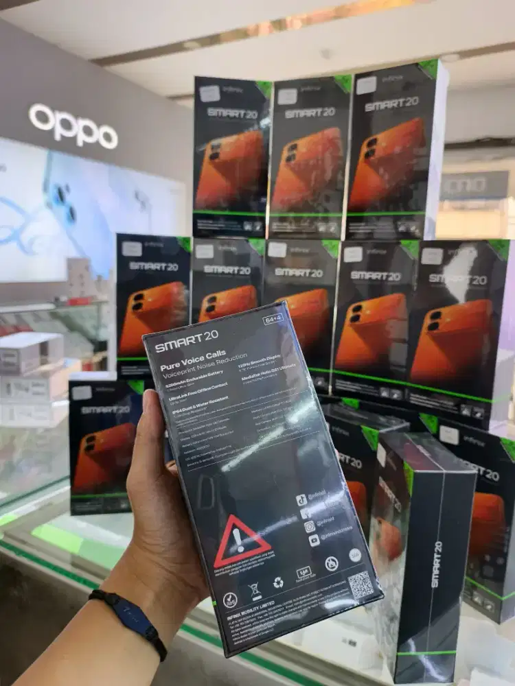 Infinix smart 20 4+4/64 terbaru segel box resmi spesial promo