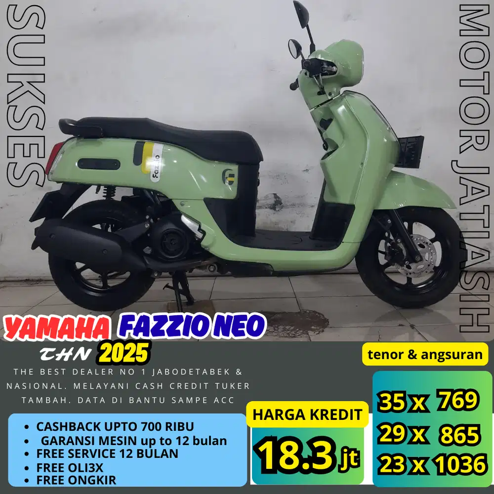 PROMO SPESIAL ANGSURAN TERMURAH PASTI ACC YAMAHA FAZZIO NEO 2025