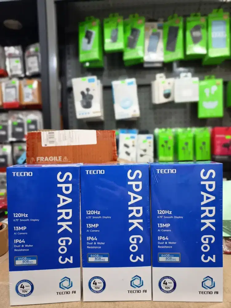 TECNO SPARK GO 3 RAM 4/64 GB GARANSI RESMI