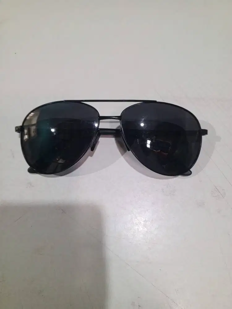 Kacamata Pria Model Aviator Pilot Polarized Sunglasses Veithdia  Hitam