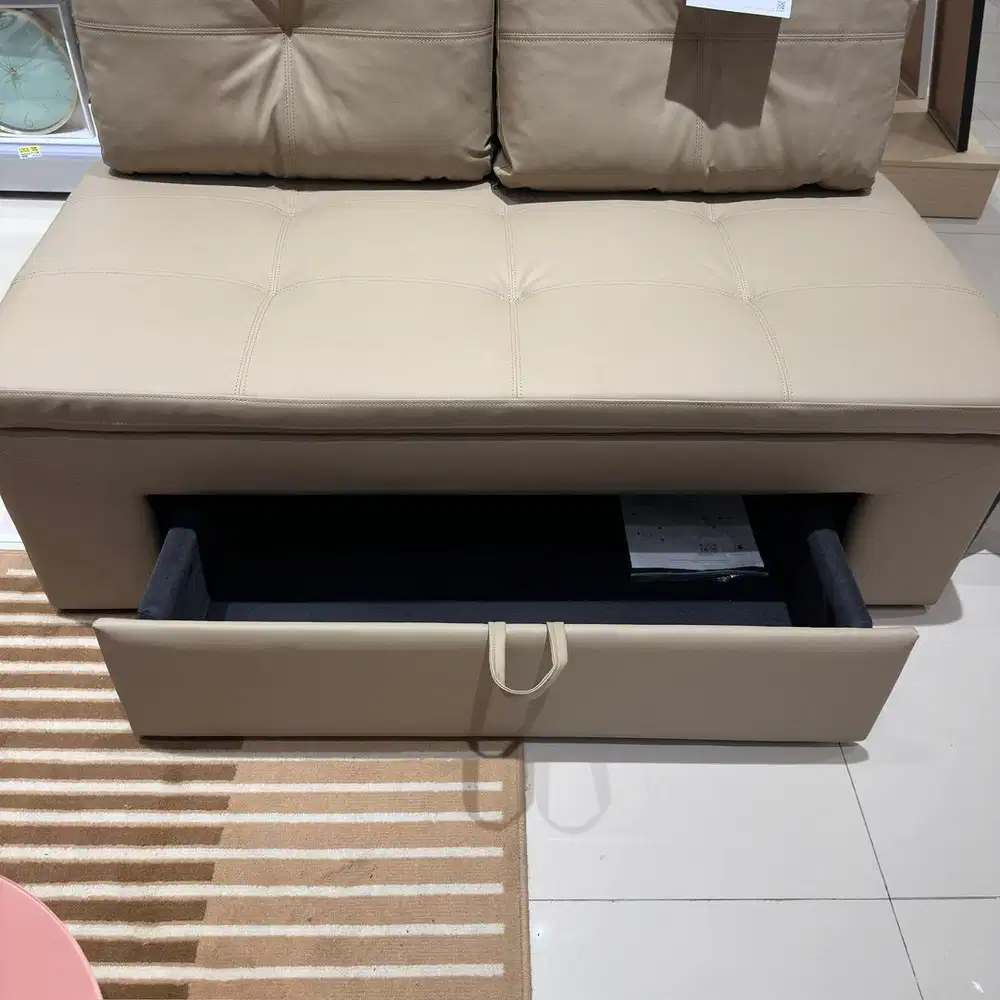 Sofa 2 seater dg penyimpanan gratis kirim pasang