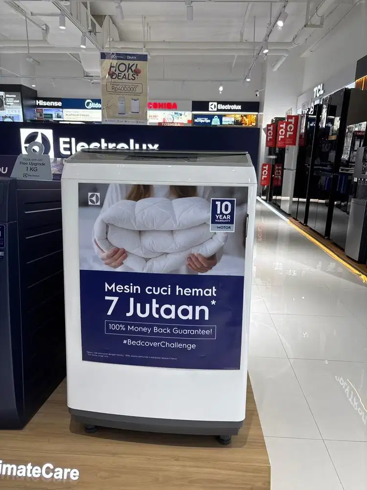 ELECTROLUX WM TOP LOADING 10.5 KG