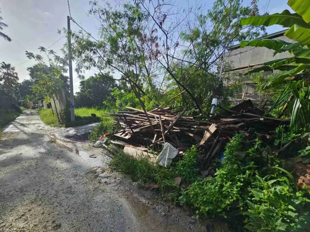 Tanah Harga Global Luas 1.34ara/134m² jl Raya Uma buluh, Kayu Tulang Zona Kuning area Investasi