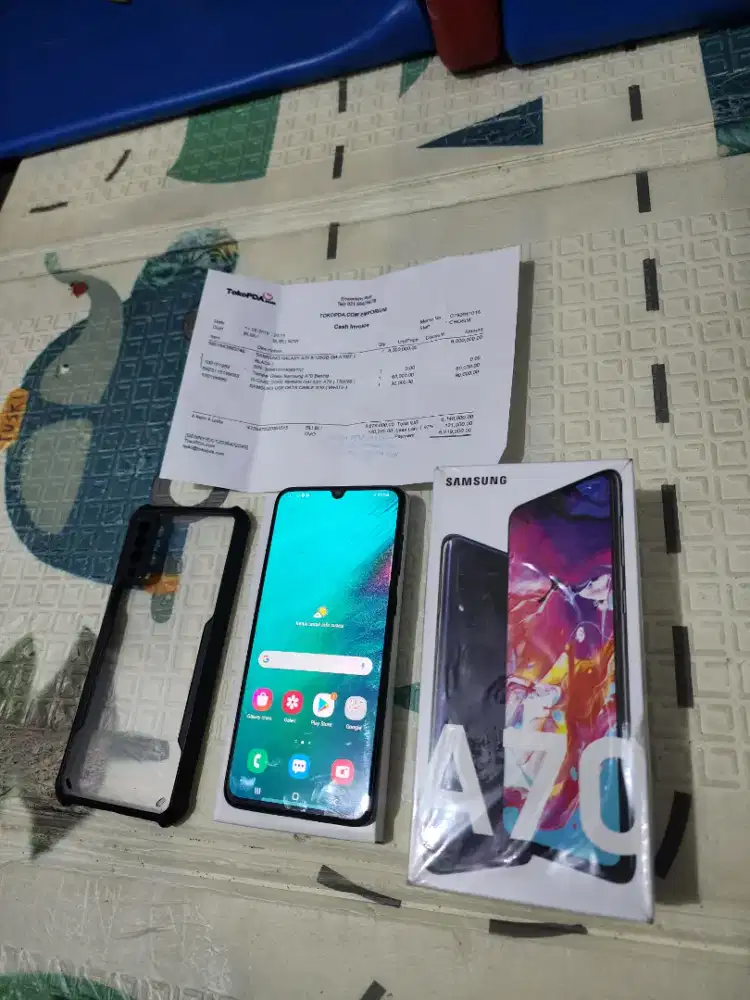 Samsung A70 Black Ram 8/128GB Snapdragon 695 Siap Pake