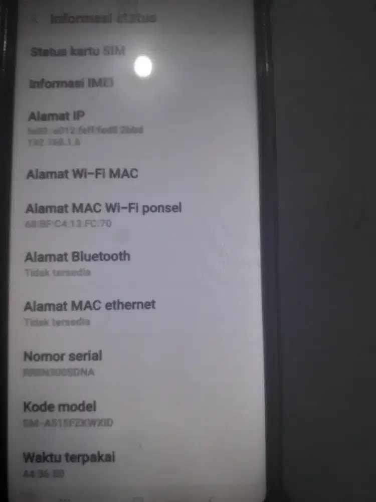 Hp samsung A51 joss nulus