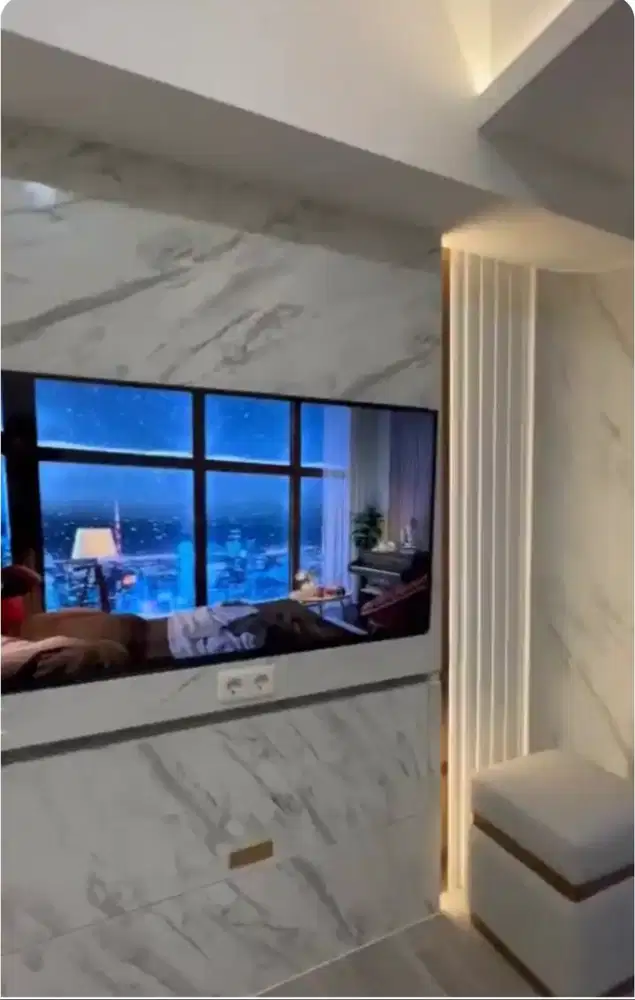 Apartemen studio yang telah direnovasi di PIK2 Tokyo Riverside