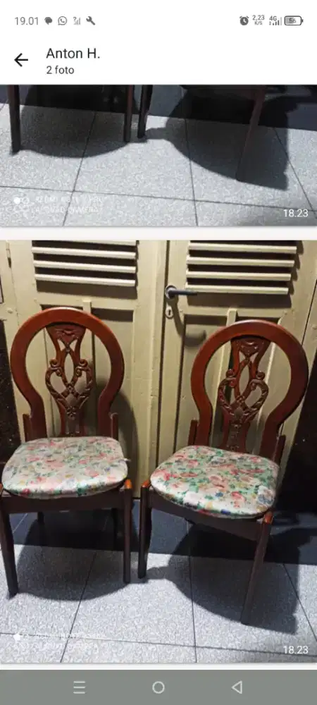 Di jual kursi tamu bahan kayu