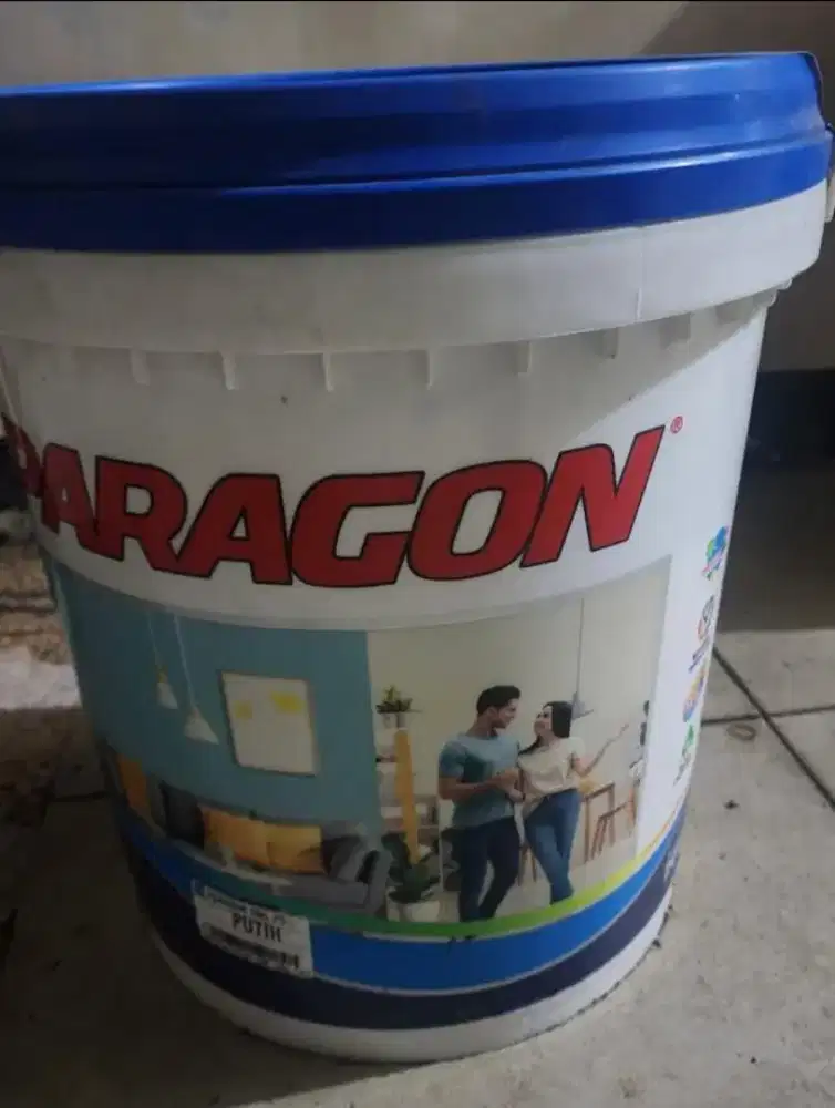 Cat paragon putih 20kg cuma ada satu. tidak jadi pakai harga nett