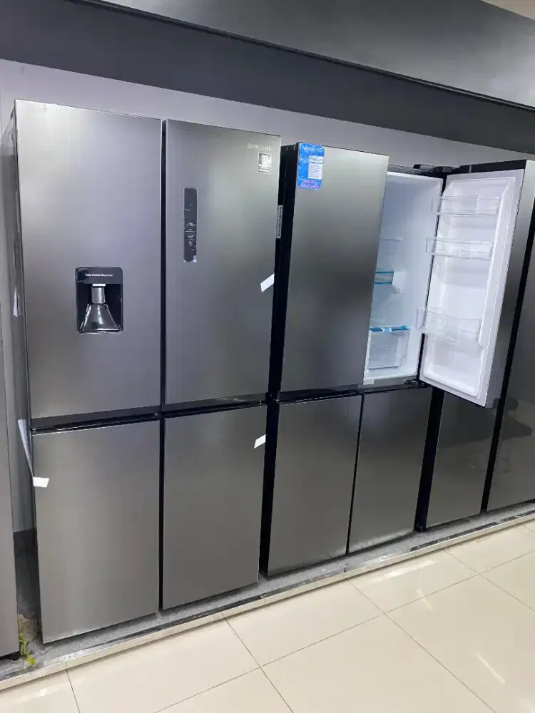 KULKAS 4 PINTU CICILAN VIA HOMECREDIT BUNGA RINGAN