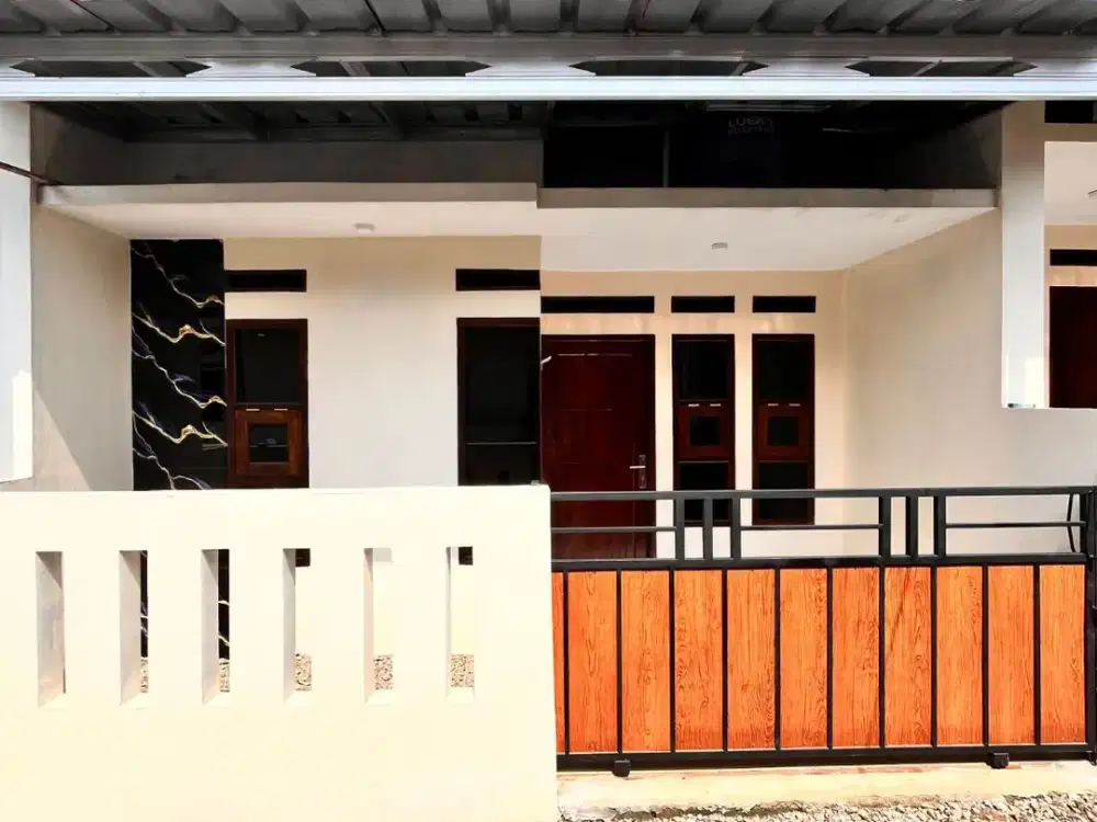 RUMAH CLUSTER MINIMALIS 2 KAMAR ASKES STRATEGIS DEKAT STASIUN KRL MULAI DARI 185 JUTAAN