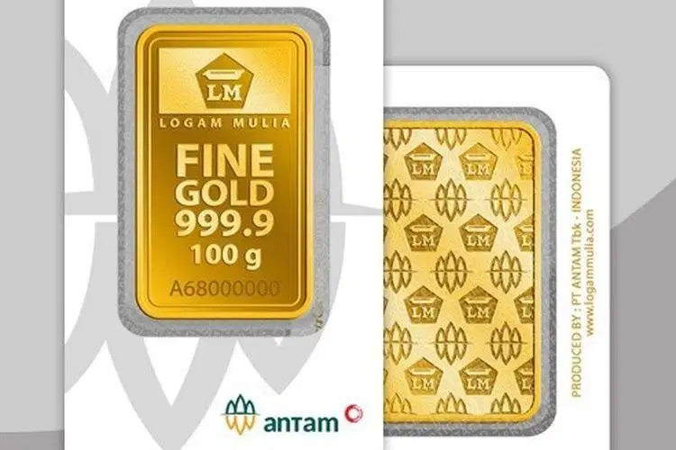 Jual emas antam batangan fine gold 24k